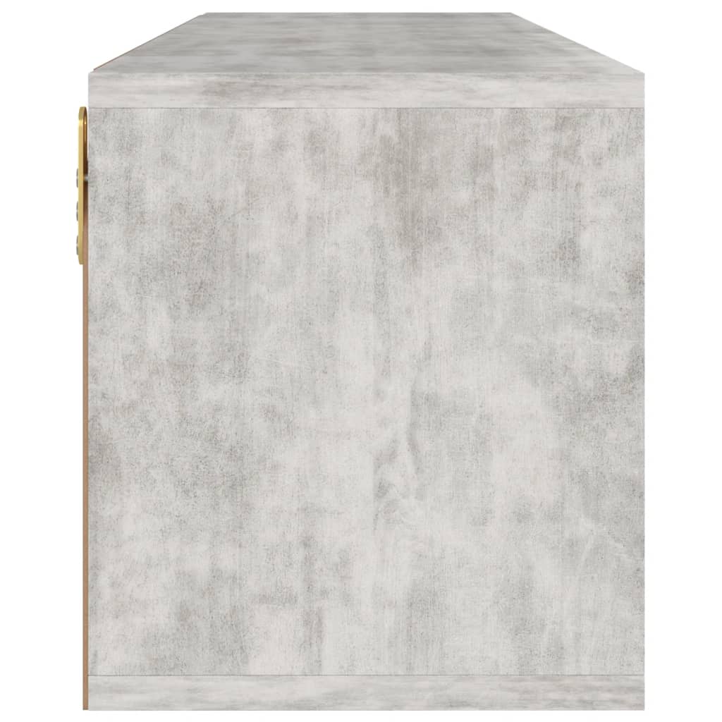 Tv-Meubel 88,5X27,5X30,5 Cm Spaanplaat Betongrijs Betonkleurig