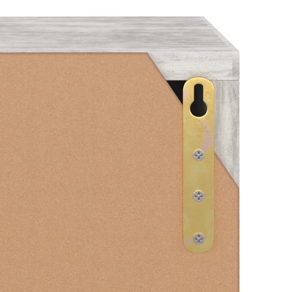 Tv-Meubel 88,5X27,5X30,5 Cm Spaanplaat Betongrijs Betonkleurig