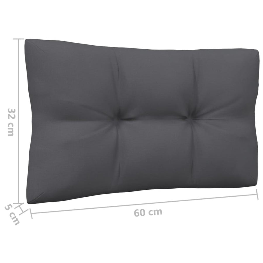 -Delige Loungeset Met Kussens Massief Grenenhout 3 Wit hoek + midden + Tafel
