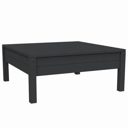 -Delige Loungeset Met Kussens Massief Grenenhout 3 Zwart 2x hoek + Tafel