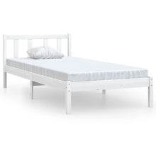 Bedframe Massief Grenenhout 3Ft Single 90 x 190 cm Wit