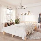 Solid pine bed frame 120x200 cm
