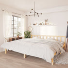 Bedframe Massief Grenenhout Super King Size 180 x 200 cm Naturel