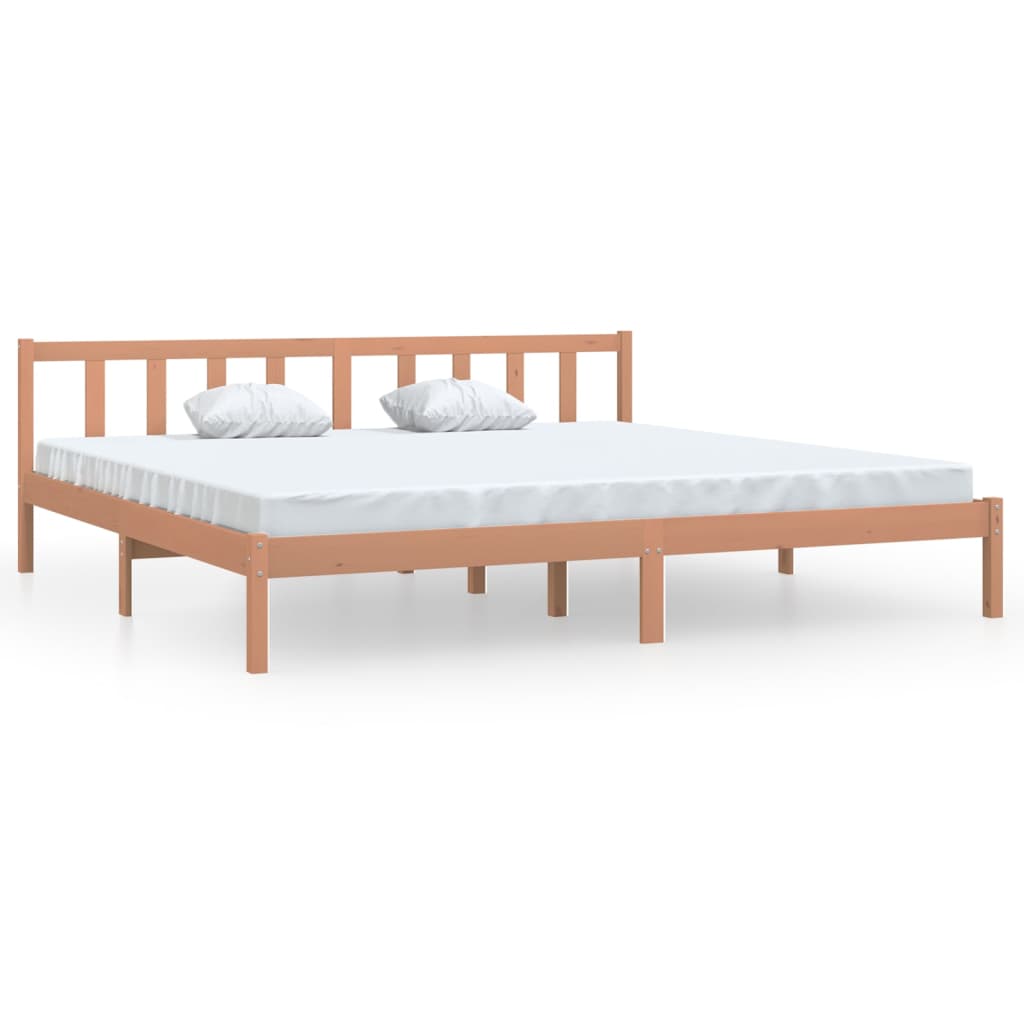 Bedframe grenenhout honingbruin 180x200 cm