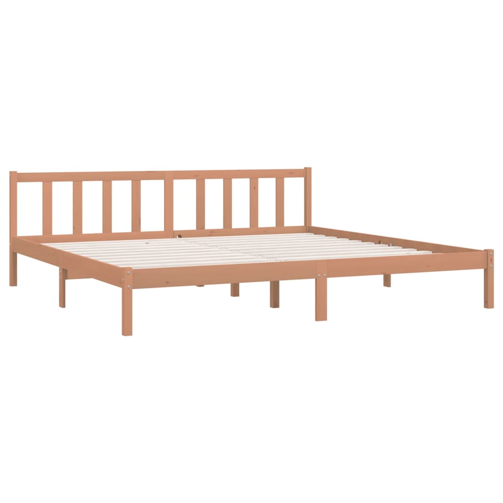 Bedframe grenenhout honingbruin 180x200 cm