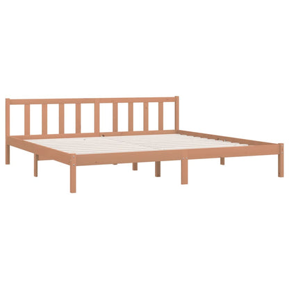 Bedframe grenenhout honingbruin 180x200 cm