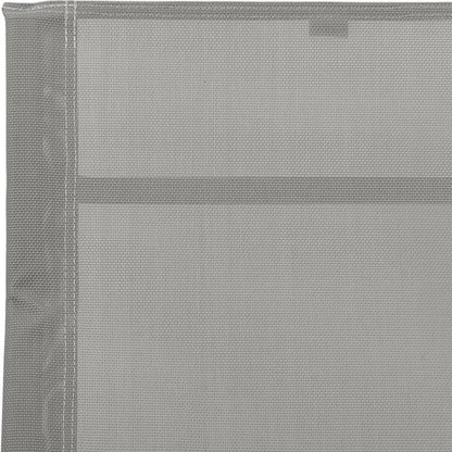 Ligbed Staal En Textileen Grijs