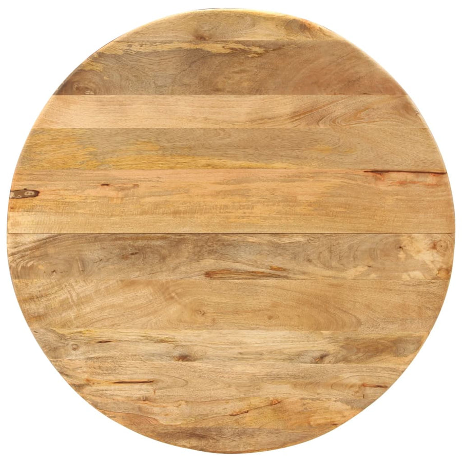 Eettafel Ø0X78 Cm En Staal massief mangohout