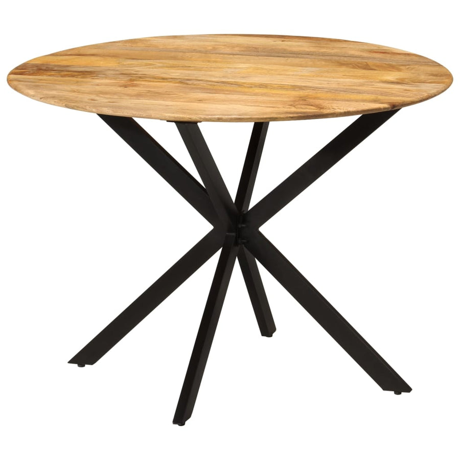 Eettafel Ø0X78 Cm En Staal massief mangohout