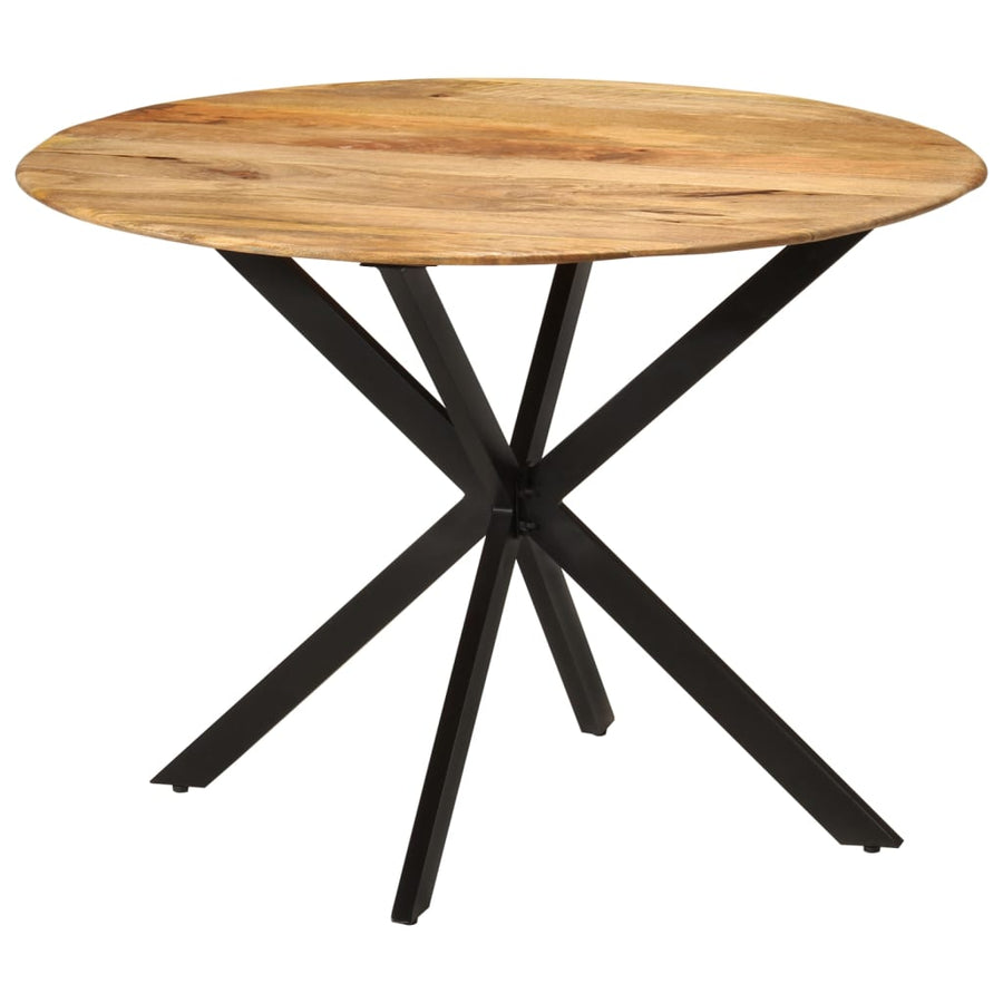 Eettafel Ø0X78 Cm En Staal massief mangohout
