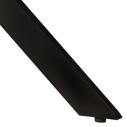 Eettafel Ø110X78 Cm En Staal massief gerecycled hout