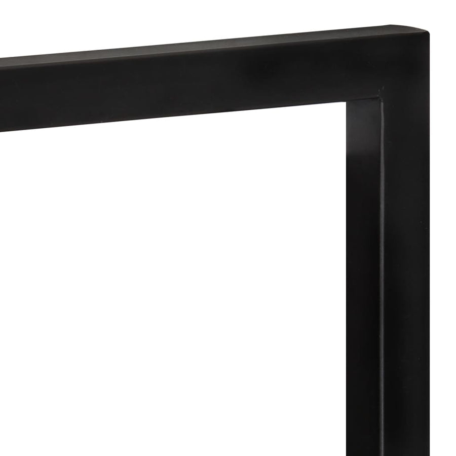 Wandschappen Massief Acaciahout En Staal 2 25 x 25 x 35 cm