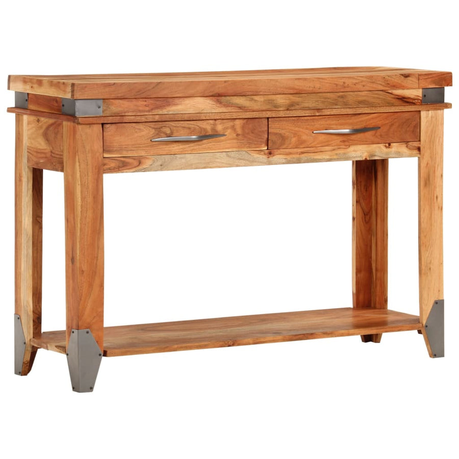 Wandtafel 110X34X74 Cm Massief Acaciahout