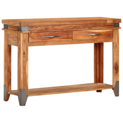 Wandtafel 110X34X74 Cm Massief Acaciahout