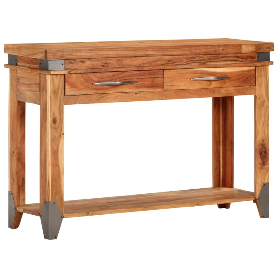 Wandtafel 110X34X74 Cm Massief Acaciahout