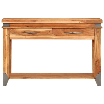 Wandtafel 110X34X74 Cm Massief Acaciahout