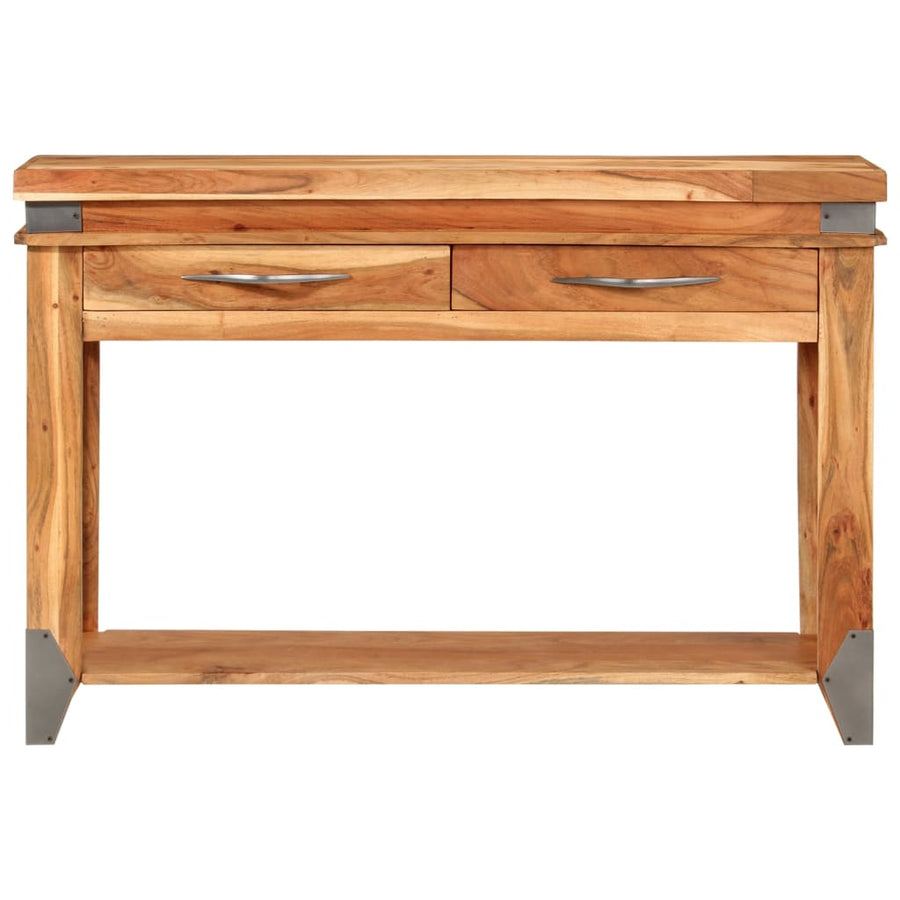 Wandtafel 110X34X74 Cm Massief Acaciahout