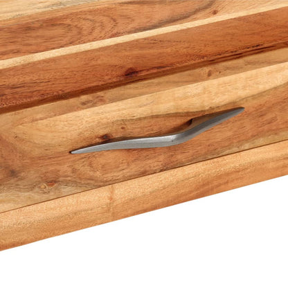 Wandtafel 110X34X74 Cm Massief Acaciahout
