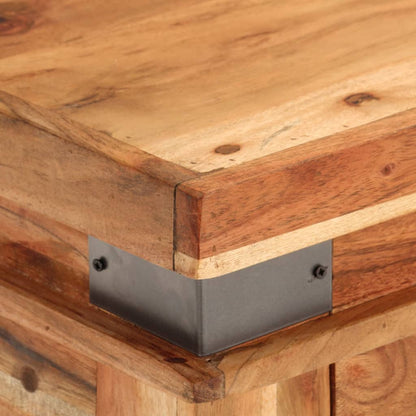 Wandtafel 110X34X74 Cm Massief Acaciahout