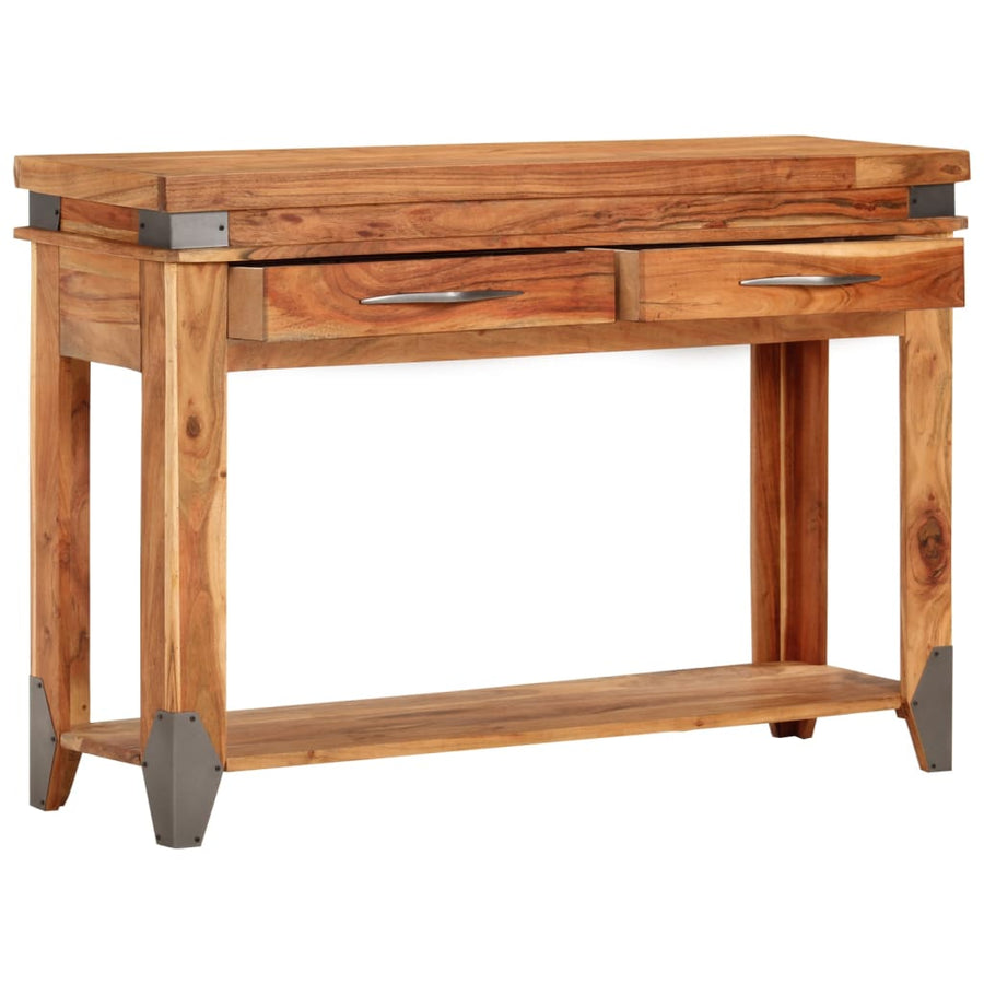 Wandtafel 110X34X74 Cm Massief Acaciahout
