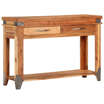 Wandtafel 110X34X74 Cm Massief Acaciahout