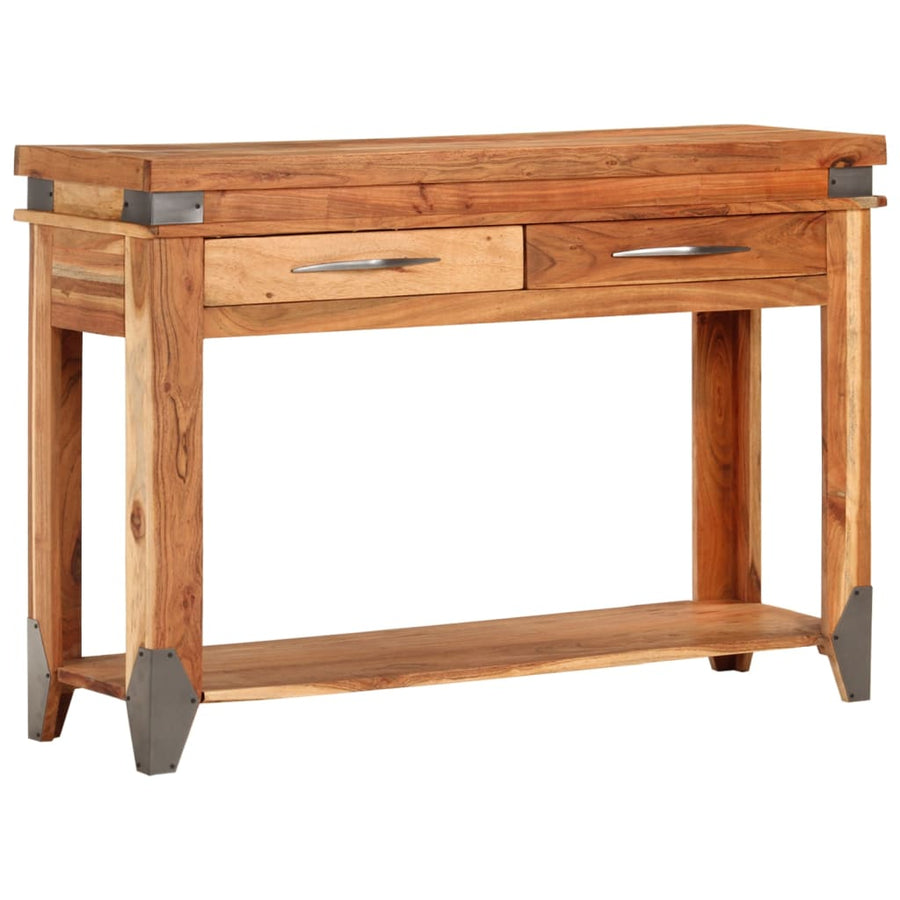 Wandtafel 110X34X74 Cm Massief Acaciahout