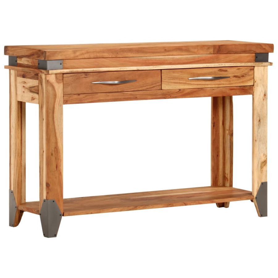 Wandtafel 110X34X74 Cm Massief Acaciahout