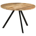 Dining table 110x75 cm solid mango wood