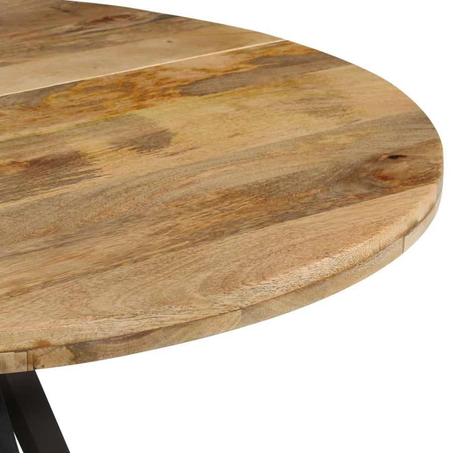 Eettafel 0x75 cm massief mangohout