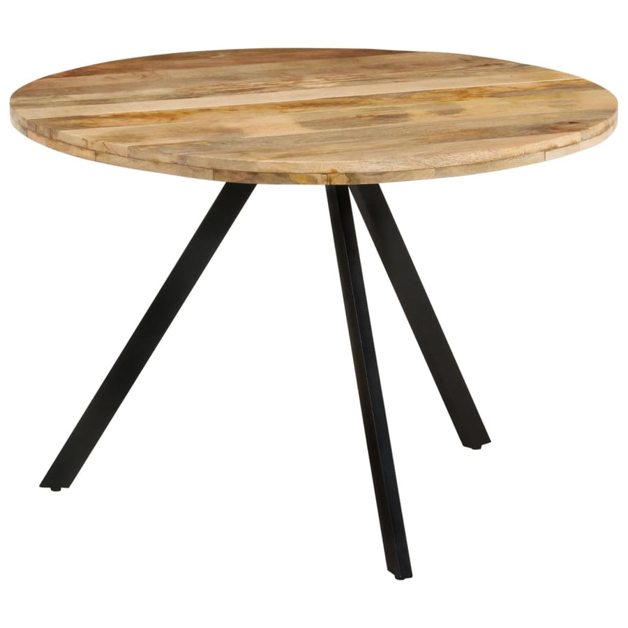 Eettafel 0x75 cm massief mangohout
