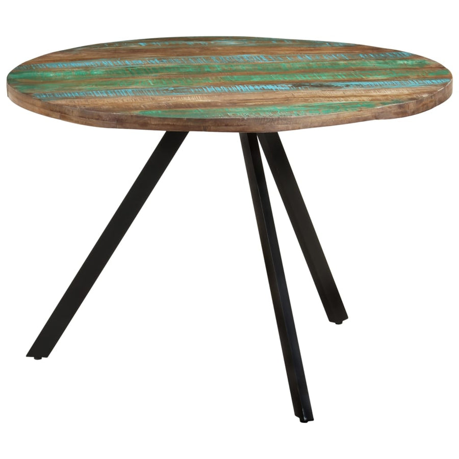 Eettafel 0x75 cm massief gerecycled hout