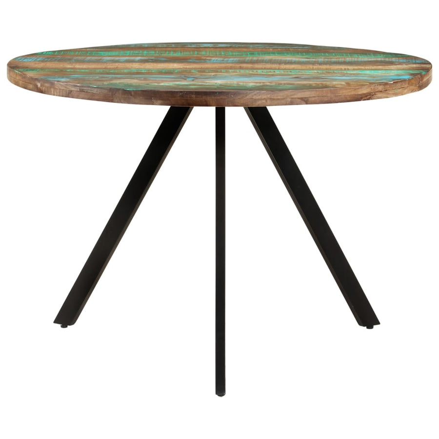 Eettafel 0x75 cm massief gerecycled hout