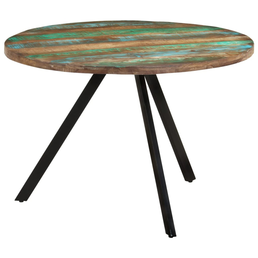 Eettafel 0x75 cm massief gerecycled hout