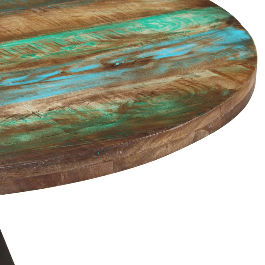 Eettafel 0x75 cm massief gerecycled hout