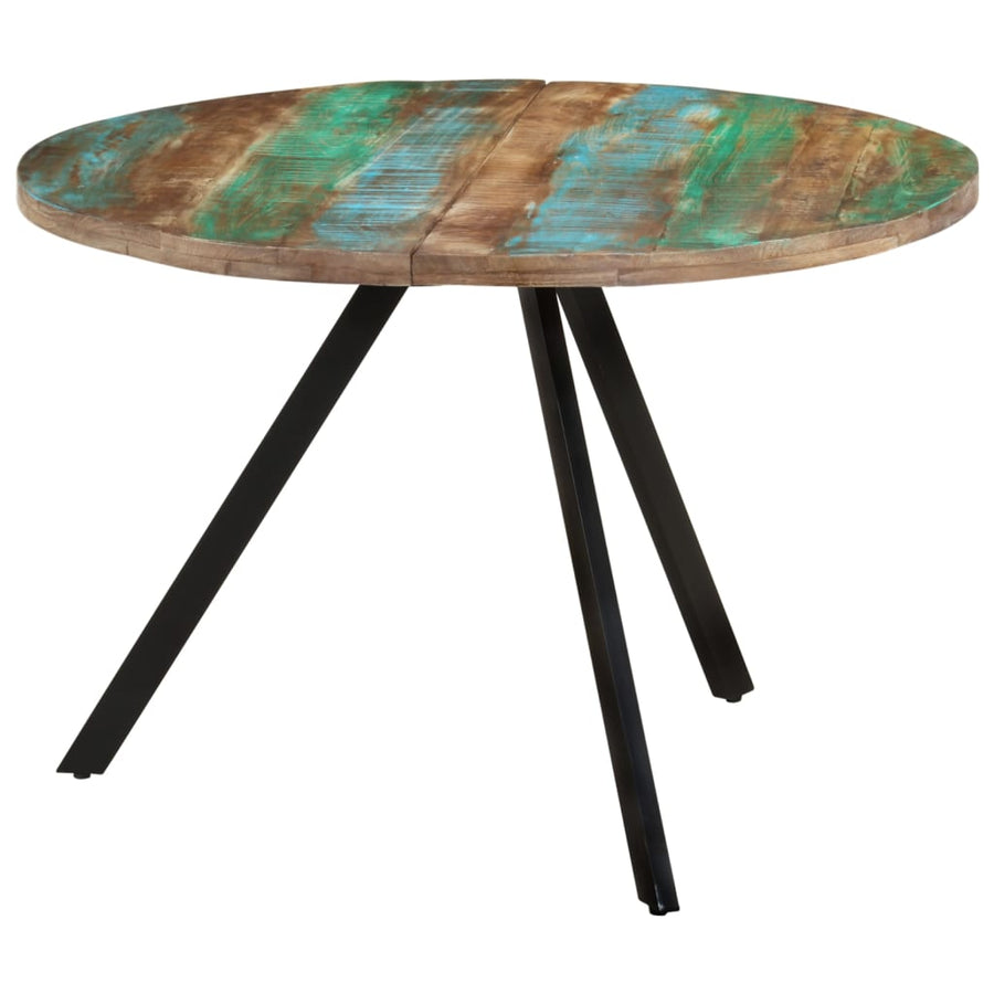 Eettafel 0x75 cm massief gerecycled hout