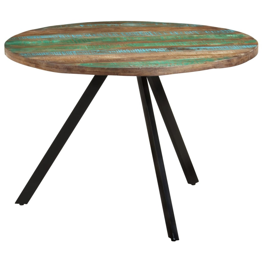 Eettafel 0x75 cm massief gerecycled hout