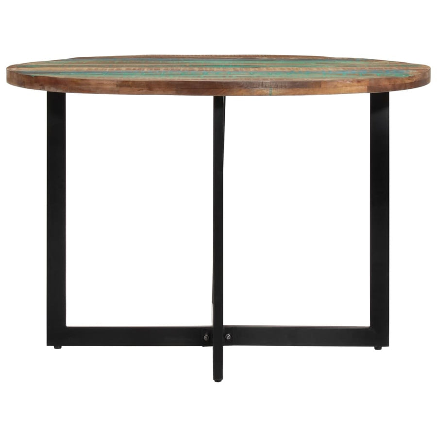 Eettafel 110x75 cm massief gerecycled hout 110 x 75 cm massief gerecycled hout