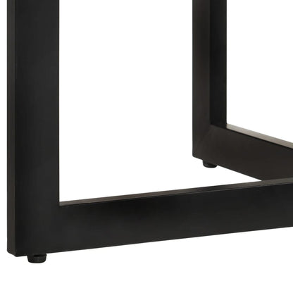 Eettafel 110x75 cm massief gerecycled hout 110 x 75 cm massief gerecycled hout