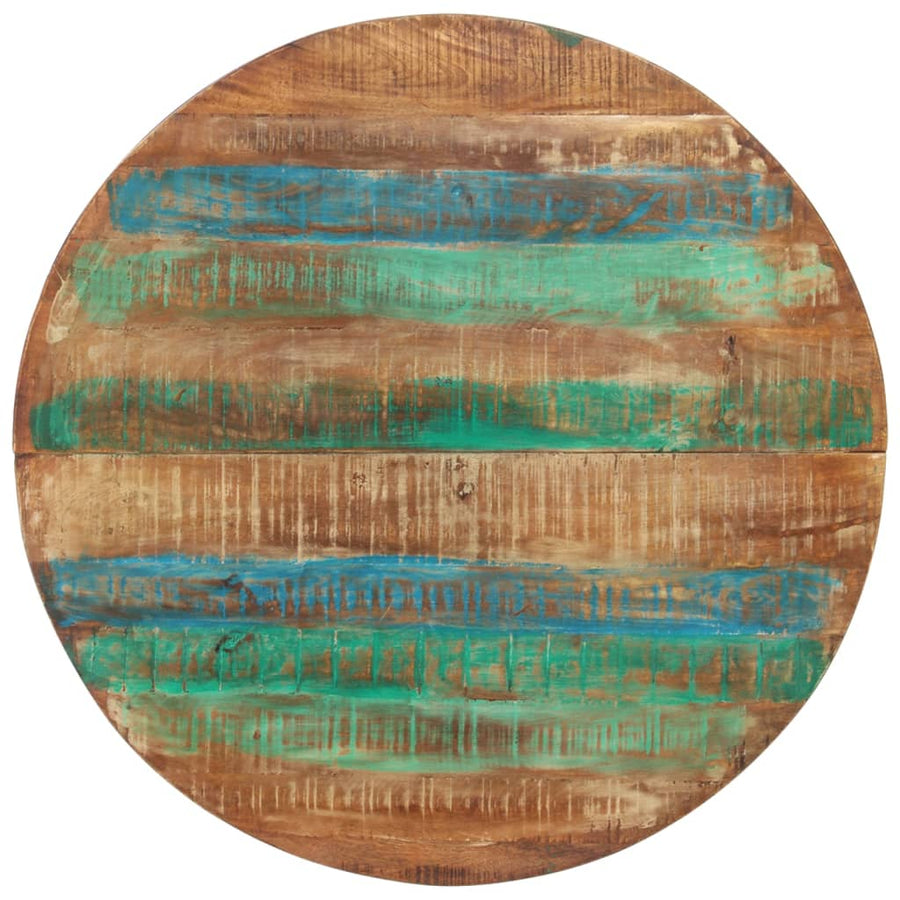 Eettafel 110x75 cm massief gerecycled hout 110 x 75 cm massief gerecycled hout