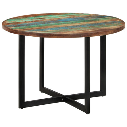 Eettafel 110x75 cm massief gerecycled hout 110 x 75 cm massief gerecycled hout
