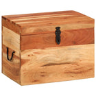 Opbergbox 39X28X31 Cm Massief Acaciahout