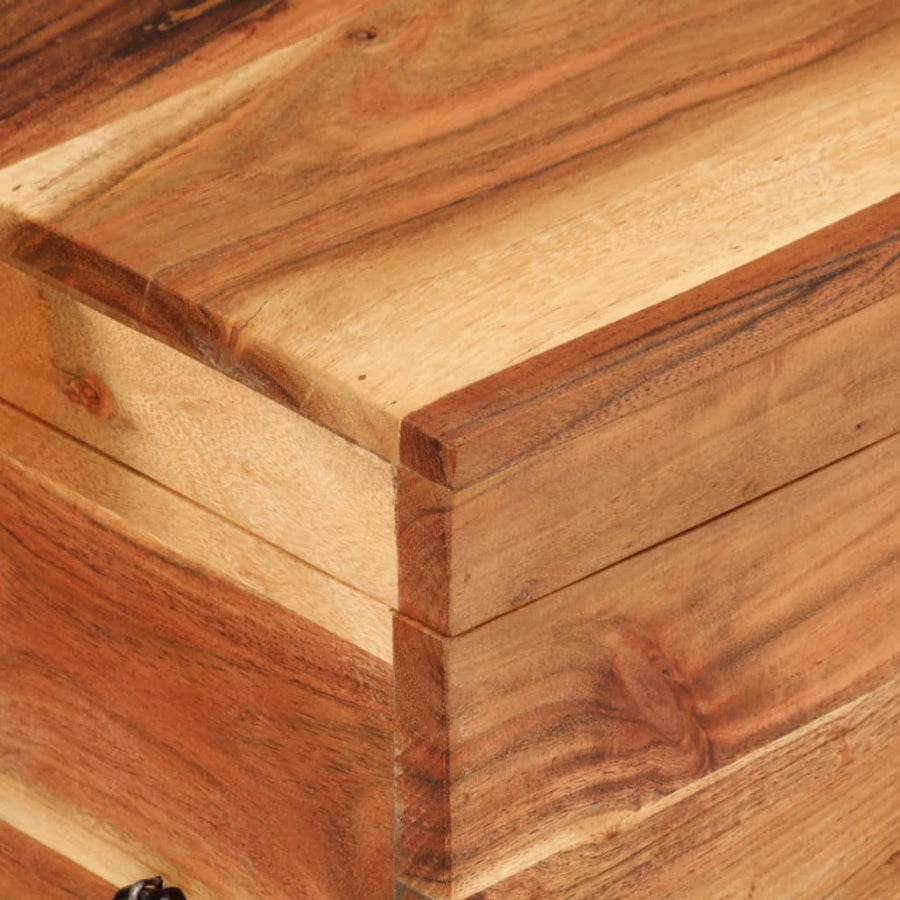 Opbergbox 39X28X31 Cm Massief acaciahout