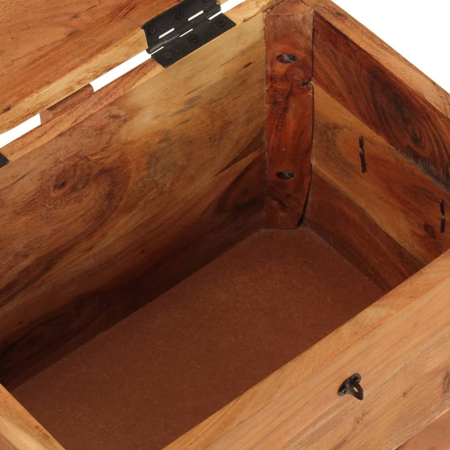 Opbergbox 39X28X31 Cm Massief acaciahout