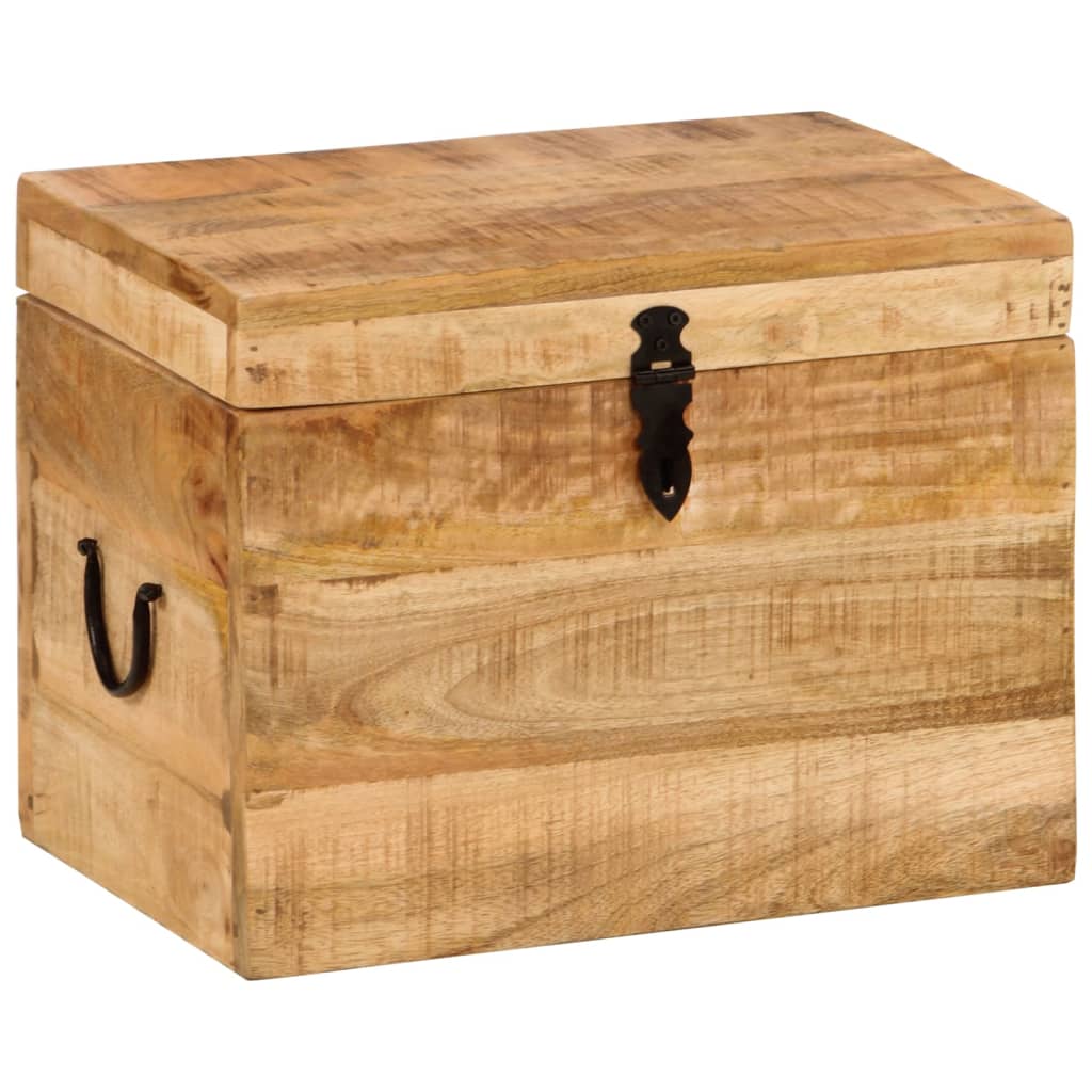 Opbergbox 39X28X31 Cm Massief Mangohout