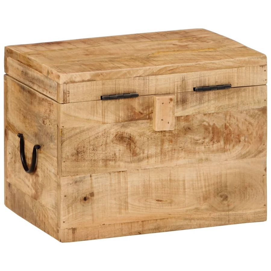 Opbergbox 39X28X31 Cm Massief Mangohout
