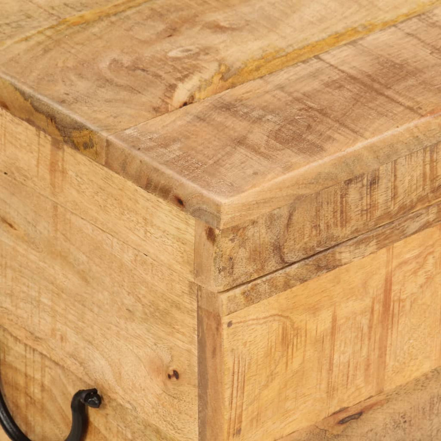 Opbergbox 39X28X31 Cm Massief Mangohout