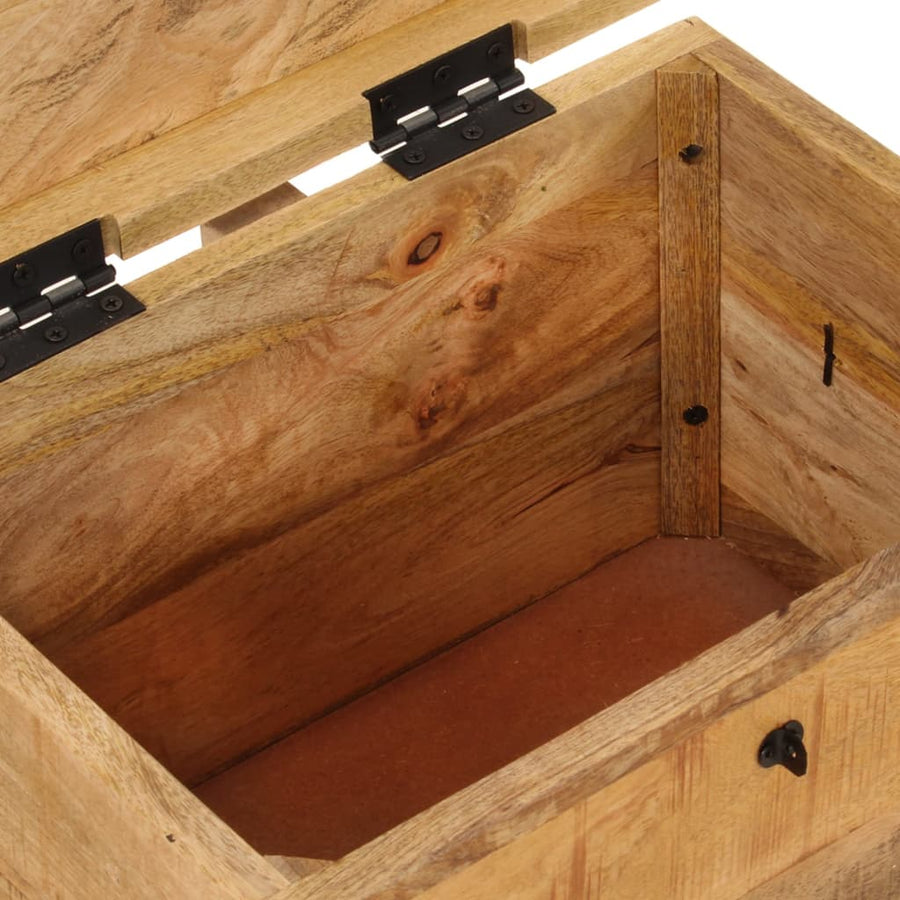 Opbergbox 39X28X31 Cm Massief Mangohout