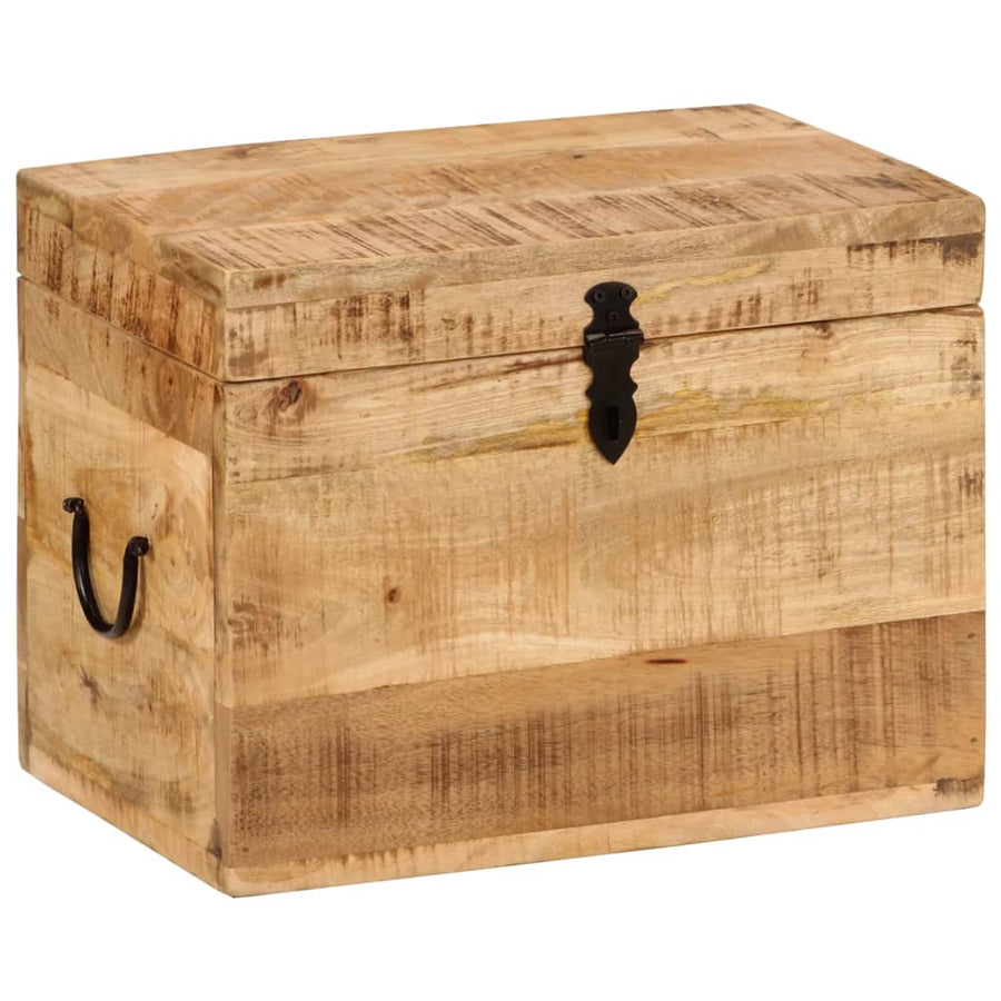 Opbergbox 39X28X31 Cm Massief Mangohout