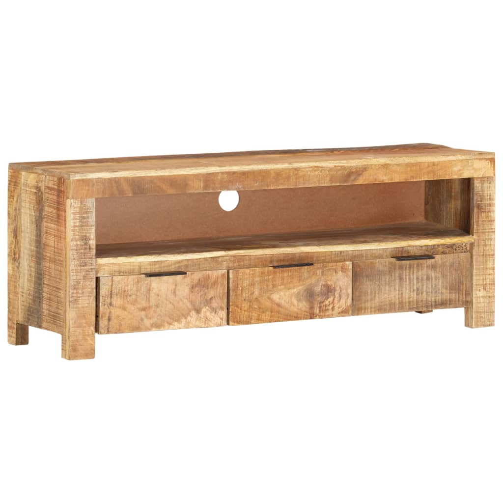 Tv-Meubel 110 x 30 x 40 cm Ruw mangohout