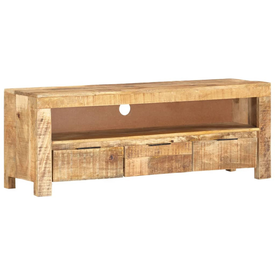 Tv-Meubel 110 x 30 x 40 cm Ruw mangohout